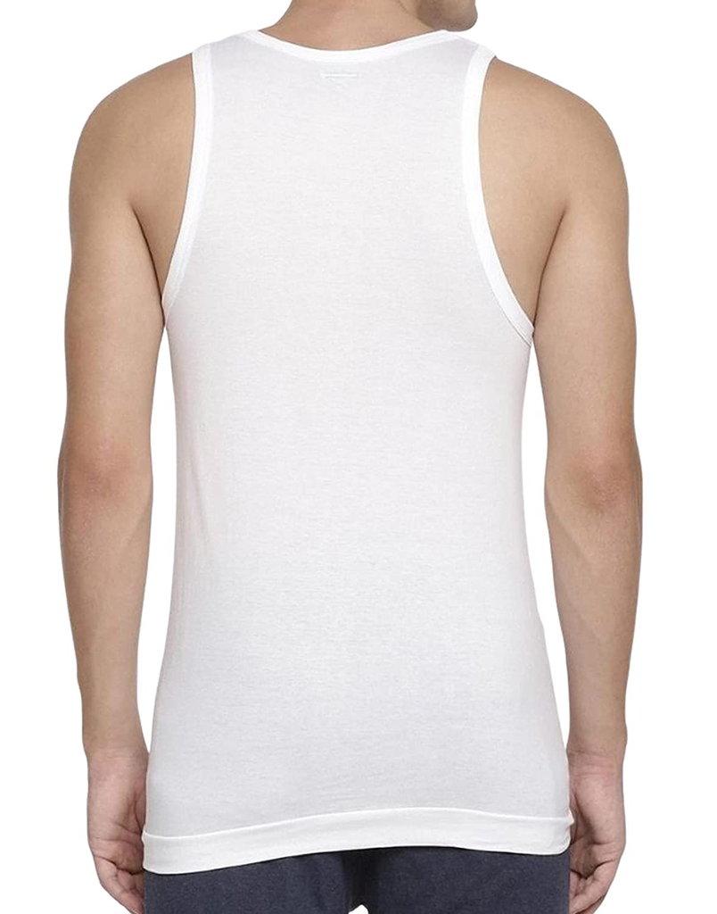 Ranjit Smart -  Men's Cotton Vest, Sleeveless, Round Neck (White, Pack Of 1) 