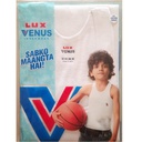 Lux Venus Kids Vest White Sleeveless Pack Of 2