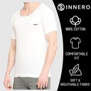 Men's Vest White Short Sleeve Pack Of 1