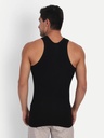 INNERO Men's Black Colour Gym Vest - Pack Of 2