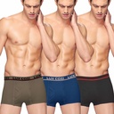 LUX COZI Underwear For Men Bigshot Mini Trunk - Pack Of 3