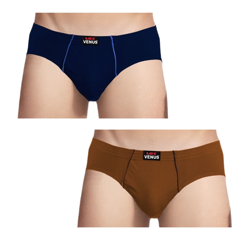 LUX Venus French Cut Brief Underwear For Men - Pack Of 2