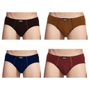 LUX Venus French Cut Brief Underwear For Men - Pack Of 4