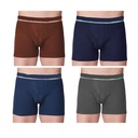 INNERO Underwear For Men Outer Elastic Long Trunk Pack Of 4