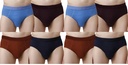 INNERO Avzee Gold Brief For Mens - Pack Of 8 (Outer Elastic)